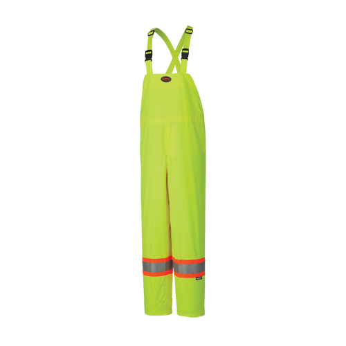 5597 150D Lightweight Safety Bib Pant, Polyester, Large, High Visibility Lime-Yellow Nuna Depot Inc.