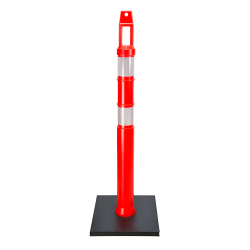 Poteau d&eacute;lin&eacute;ateur de qualit&eacute; sup&eacute;rieure, 42" h, Orange Nuna Depot Inc.
