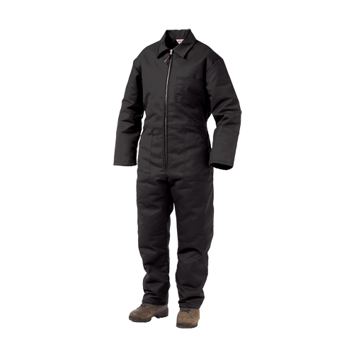 Lined Twill Coveralls, Men's, Black, Size Large Nuna Depot Inc.