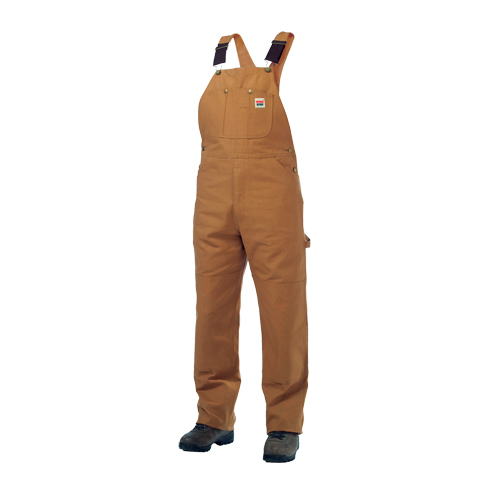 Salopettes en canevas de coton non doubl&eacute;e, Hommes, Grand, Brun Nuna Depot Inc.