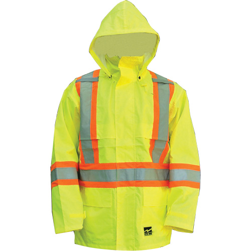 Open Road Jacket, Polyester/Polyurethane, High Visibility Lime-Yellow, Small Nuna Depot Inc.
