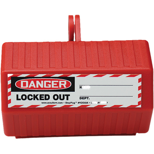 Stopout&reg; StopPlug Lockout, Plug Type Nuna Depot Inc.