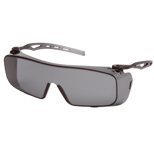 Cappture OTG Safety Glasses, Grey/Smoke Lens, Anti-Fog, ANSI Z87+/Meets/Exceeds CSA Z94.3 Nuna Depot Inc.