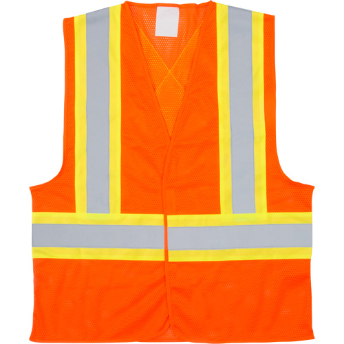 Veste de s&eacute;curit&eacute; pour la circulation, Orange haute visibilit&eacute;, 2T-Grand, Polyester Nuna Depot Inc.