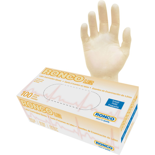 Disposable Gloves, Small, Latex, 4-mil, Powder-Free, Natural, Class 2 Nuna Depot Inc.