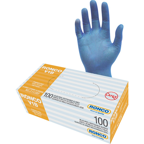 Disposable Gloves, X-Large, Vinyl, 3-mil, Powder-Free, Clear Nuna Depot Inc.