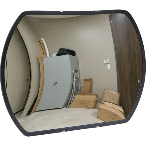 Roundtangular Convex Mirror with Bracket, 24" H x 36" W, Indoor/Outdoor Nuna Depot Inc.