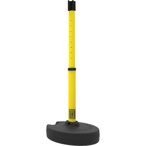 PLUS Barrier Post Set Receiver, 42" High, Yellow Nuna Depot Inc.