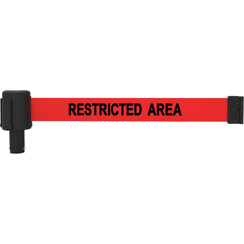 PLUS Banner Cassette, Restricted Area, 15', Red Tape Nuna Depot Inc.