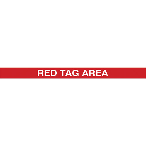 Tough-Mark Heavy-Duty Floor Marking, Rectangle, 48" L x 2" W, Red, Polyethylene Nuna Depot Inc.