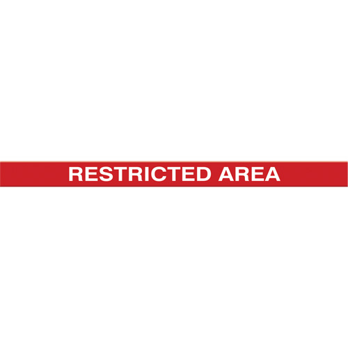 Tough-Mark Heavy-Duty Floor Marking, Rectangle, 48" L x 4" W, Red, Polyethylene Nuna Depot Inc.