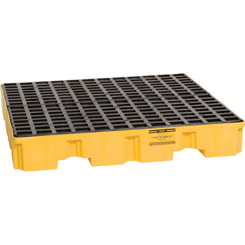 Palette de confinement des d&eacute;versements, Capacit&eacute; de d&eacute;versement 66 gal. US, 51,5'' x 51,5'' x 8" Nuna Depot Inc.