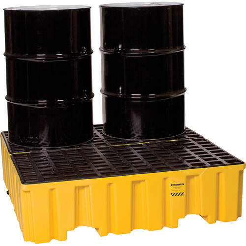 Spill Containment Pallet, 132 US gal. Spill Capacity, 51" x 52.5" x 13.75" Nuna Depot Inc.