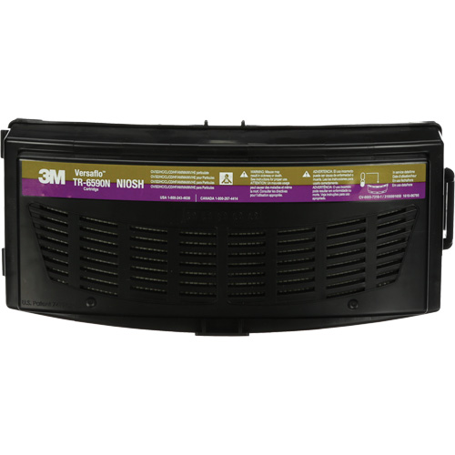 Versaflo Multi-Gas/HE Cartridge, Ammonia/Chlorine Dioxide/Chlorine Gas/Hydrogen Chloride/Hydrogen Fluoride/Mercury/Methylamine/Organic Vapour/Particulates/SO2 Sulfur Dioxide, Pack of 1 Nuna Depot Inc.