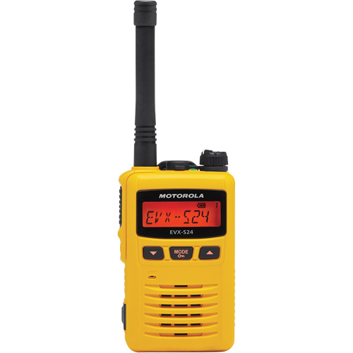 Radio portative de s&eacute;rie EVX-S24, Bande UHF, 256 canaux, Port&eacute;e 200 000 pi² Nuna Depot Inc.