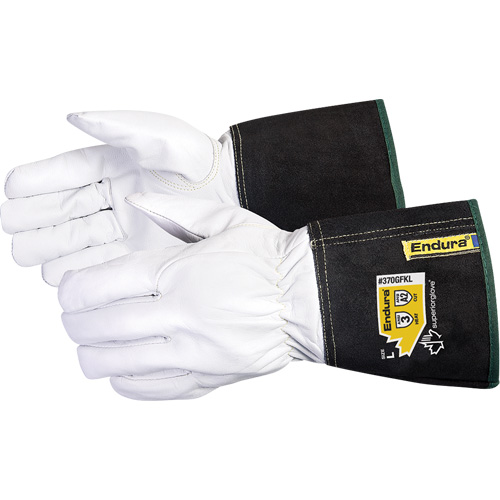 Gants de soudage &agrave; l'arc TIG Endura, Cuir fleur de ch&egrave;vre, Taille Moyen Nuna Depot Inc.