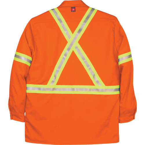 Chemise de travail industrielle Westex UltraSoft, Moyen (grande taille), Orange Nuna Depot Inc.
