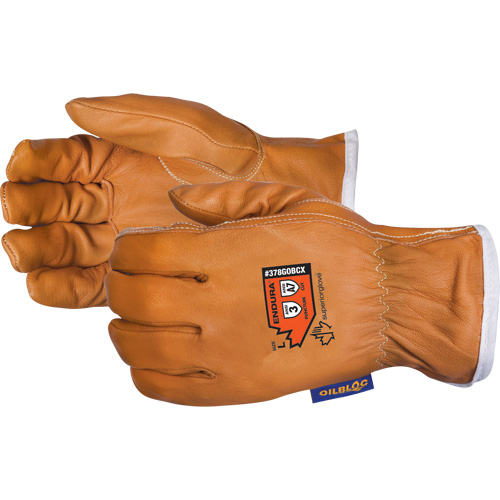 Gants de conducteur tr&egrave;s r&eacute;sistants aux coupures Endura, Petit, Paume en Cuir fleur de ch&egrave;vre, Para-aramide/Acier Nuna Depot Inc.