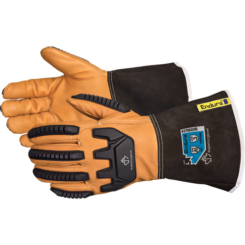 Endura&reg; Anti-Impact Driver's Gloves, Small, Grain Goatskin Palm, Kevlar&reg; Inner Lining Nuna Depot Inc.