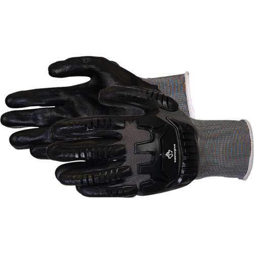 Gants de travail antichocs Dexterity, Petit, Paume en Synth&eacute;tique, Poignet Poignet en tricot Nuna Depot Inc.