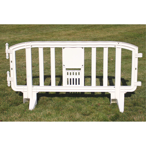 Barricade Movit, Emboîtables, 78" lo x 39" h, Blanc Nuna Depot Inc.