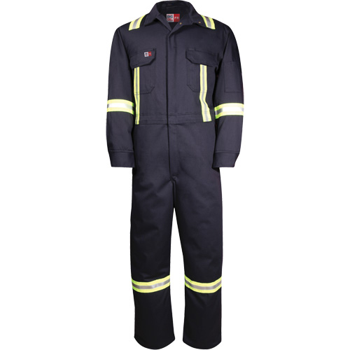 Westex UltraSoft&reg; Deluxe Coveralls with Reflective Material, Size 36, Navy Blue, 8.7 cal/cm² Nuna Depot Inc.