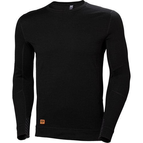 Lifa&reg; Max Moisture-Wicking Crewneck Undershirt, Men's, 2X-Large, Black Nuna Depot Inc.