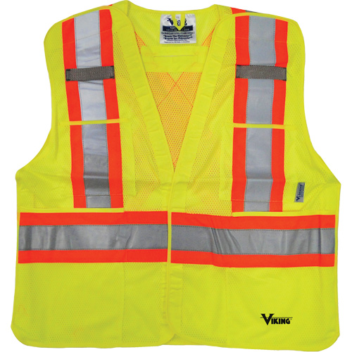 Veste de s&eacute;curit&eacute;, Jaune lime haute visibilit&eacute;, 2T-Grand/3T-Grand, Polyester Nuna Depot Inc.