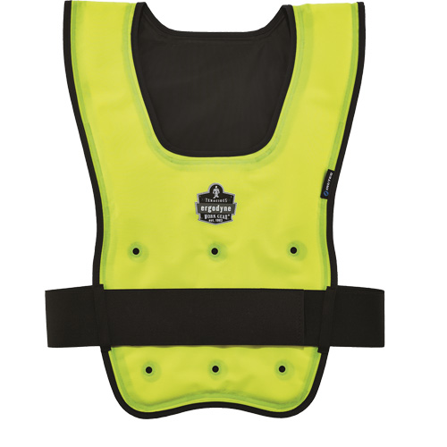 Veste refroidissante &agrave; &eacute;vaporation s&egrave;che &eacute;conomique Chill-Its 6687, Grand/T-Grand, Jaune lime haute visibilit&eacute; Nuna Depot Inc.