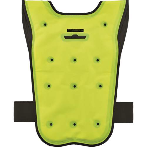 Veste refroidissante &agrave; &eacute;vaporation s&egrave;che &eacute;conomique Chill-Its 6687, Grand/T-Grand, Jaune lime haute visibilit&eacute; Nuna Depot Inc.