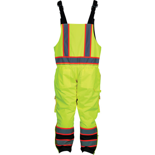 Insulated Overalls, Polyester/Polyurethane, Small, High Visibility Lime-Yellow Nuna Depot Inc.