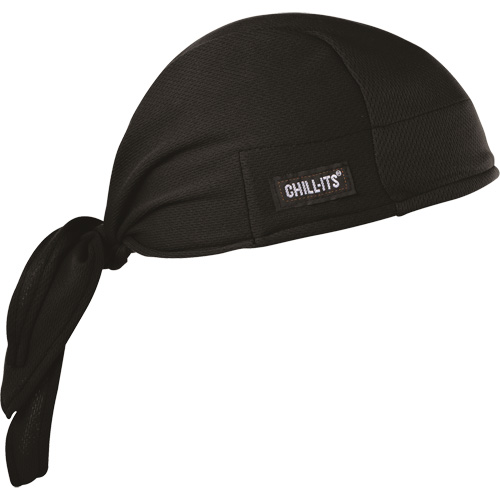 Chill-Its&reg; 6615 Cooling Doo Rag, Black Nuna Depot Inc.