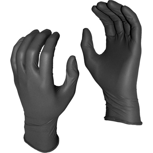 Grease Monkey&reg; Disposable Gloves, Small, Nitrile, 5-mil, Powder-Free, Black Nuna Depot Inc.