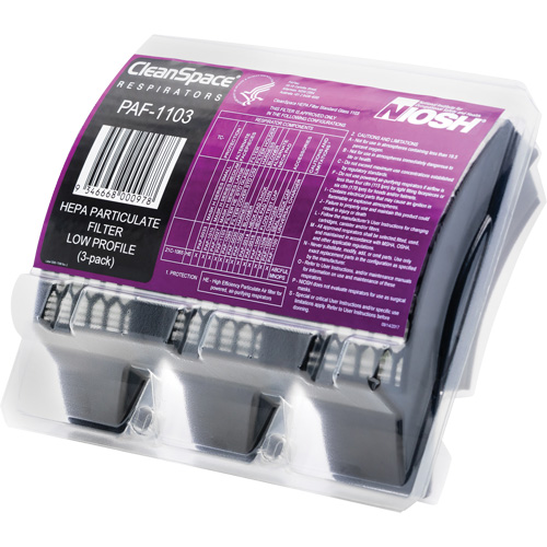 Filtres HEPA minces, Particules, Paquet de 3 Nuna Depot Inc.