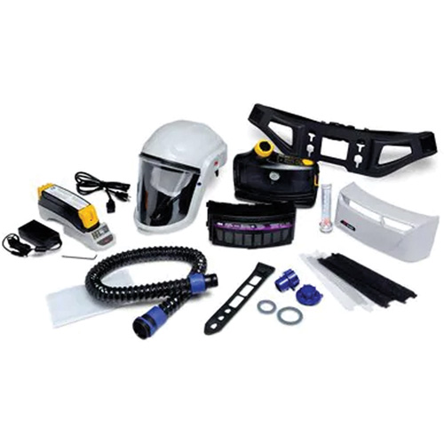 Versaflo Powered Air Purifying Respirator Painter's Kit, Headcover & Faceshield, Lithium-Ion Battery Nuna Depot Inc.