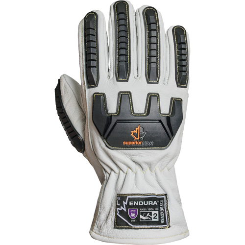 Gants r&eacute;sistant &agrave; la coupe et aux chocs Endura 378GKGVBE, Petit, Paume en Ch&egrave;vre, Poignet Conducteur Nuna Depot Inc.