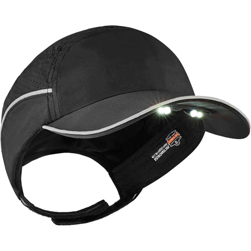 Casque antichocs l&eacute;ger avec lampe DEL 8965 Skullerz, Noir Nuna Depot Inc.