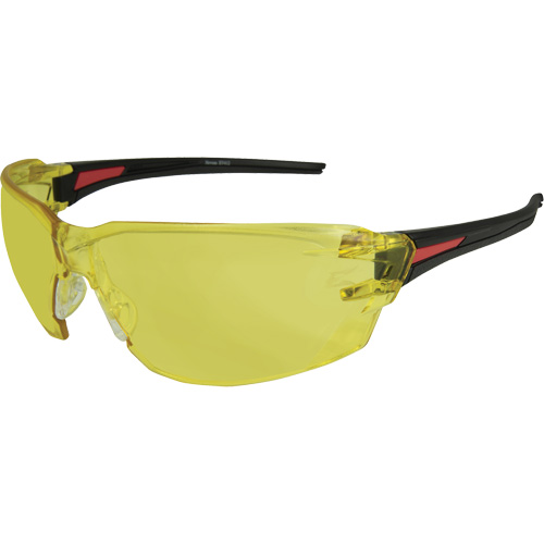 Lunettes de s&eacute;curit&eacute; Nevosa, Lentille Jaune, Anti-&eacute;gratignures, R&eacute;pond ou surpasse la norme CSA Z94.3 Nuna Depot Inc.
