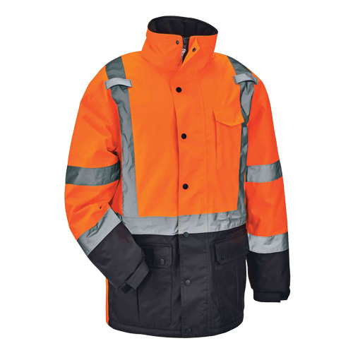 Parka thermique GloWear 8384 de Type R, Orange haute visibilit&eacute;, Grand Nuna Depot Inc.