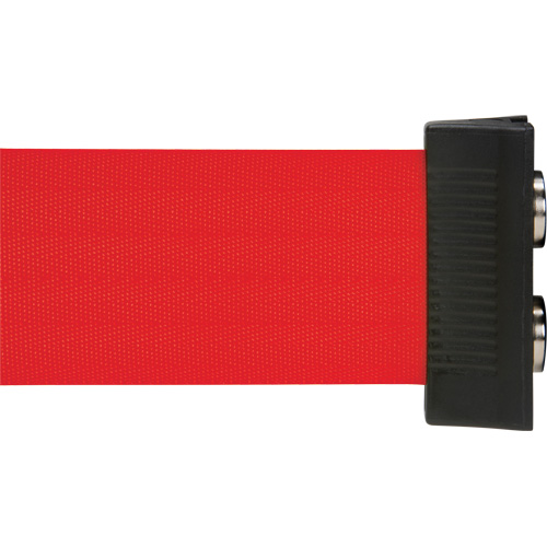 Barri&egrave;re &agrave; fixation murale avec ruban magn&eacute;tique, Acier, Fixation par vis, 7', Ruban Rouge Nuna Depot Inc.
