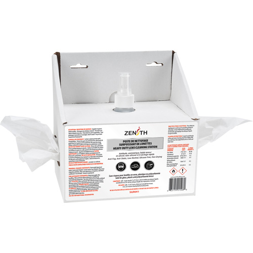 Disposable Premium Lens Cleaning Station, Cardboard, 8" L x 4" D x 8" H Nuna Depot Inc.