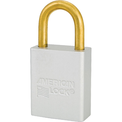 American Lock&reg; Safety Padlock, Clear, Keyed Alike, Aluminum, 1-1/2" Width Nuna Depot Inc.