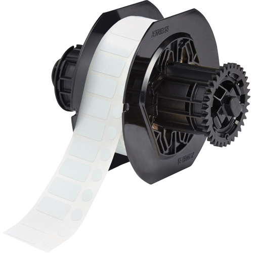 &eacute;tiquettes pour laboratoire et couvercles de flacon r&eacute;sistant aux produits chimiques de s&eacute;rie B33, Polyester, 1" lo x 0,5" h, Blanc Nuna Depot Inc.