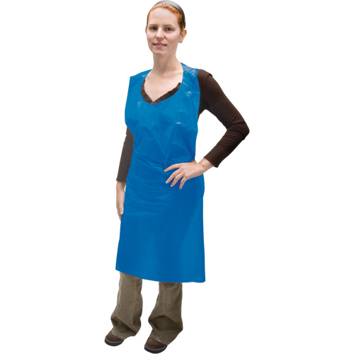 Polyethylene Apron, Polyethylene, Blue, 35" W x 46" L Nuna Depot Inc.