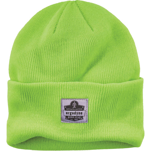 N-Ferno&reg; Rib Knit Beanie Hat, One Size, High-Visibility Lime Green Nuna Depot Inc.