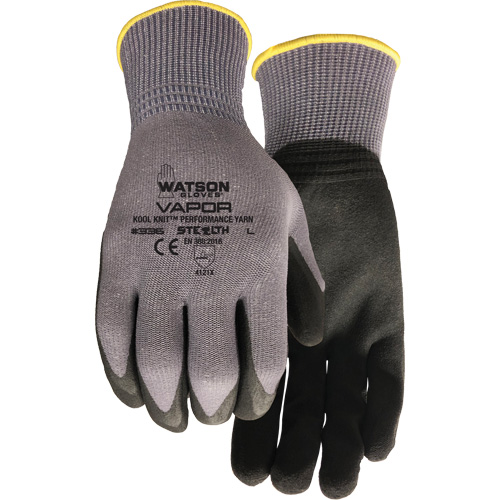 Gants enduits Stealth Vapour, Petit, R&ecirc;vetement Mousse de PVC, Calibre 15, Enveloppe en Nylon Nuna Depot Inc.