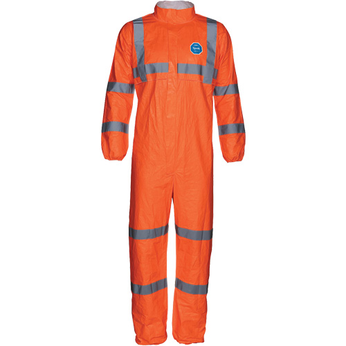 Combinaison haute visibilit&eacute; avec collet, Petit, Orange, Tyvek 500 Nuna Depot Inc.