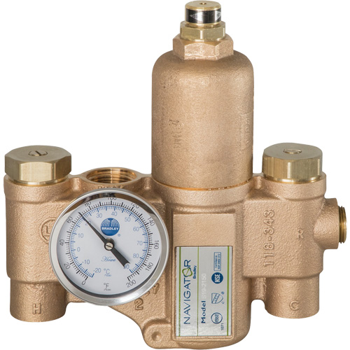 Robinet mitigeur thermostatique pour luminaires durgence Navigator EFX20, 30 gal./min Nuna Depot Inc.