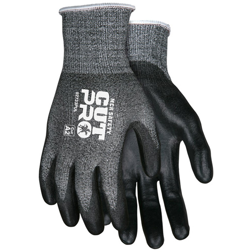 Safety Cut Pro Cut Resistant Gloves, Size Large, 13 Gauge, Polyurethane Coated, HPPE Shell, ASTM ANSI Level A2 Nuna Depot Inc.