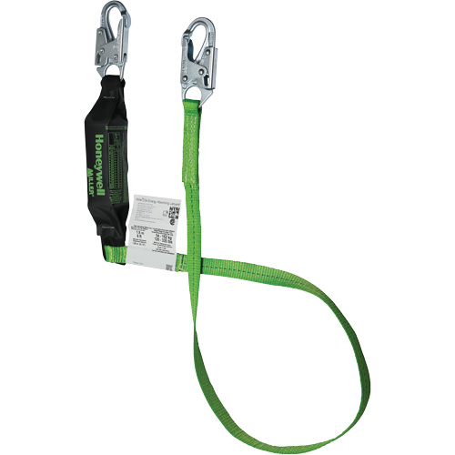 Miller&reg; HP Shock-Absorbing Lanyard, 6', Locking Snap Hook Center, Locking Snap Hook Leg Ends, Polyester Nuna Depot Inc.